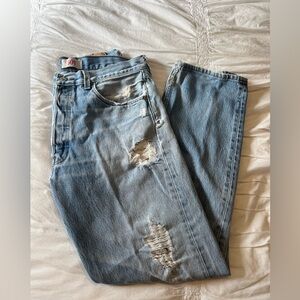 Men’s Levi’s 501 Straight leg butterfly